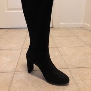Nine West- Black tall boots . size 7.5